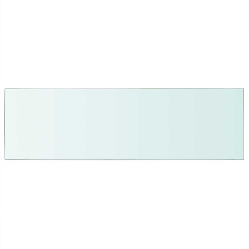 

vidaXL Wandschap transparant 80x25 cm glas