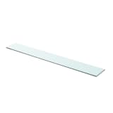 vidaXL Hyllypaneeli Kirkas Lasi 90x12 cm
