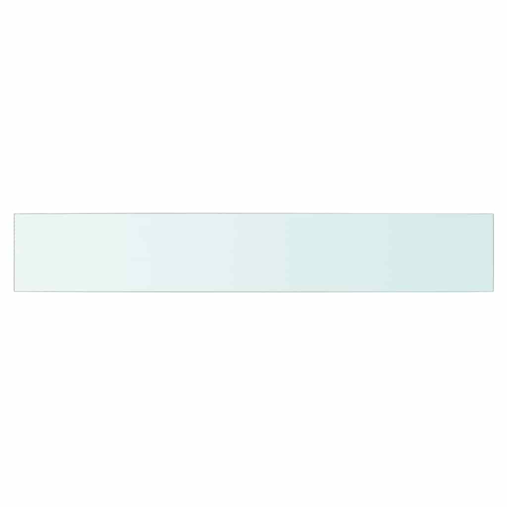 

vidaXL Wandschap transparant 90x15 cm glas
