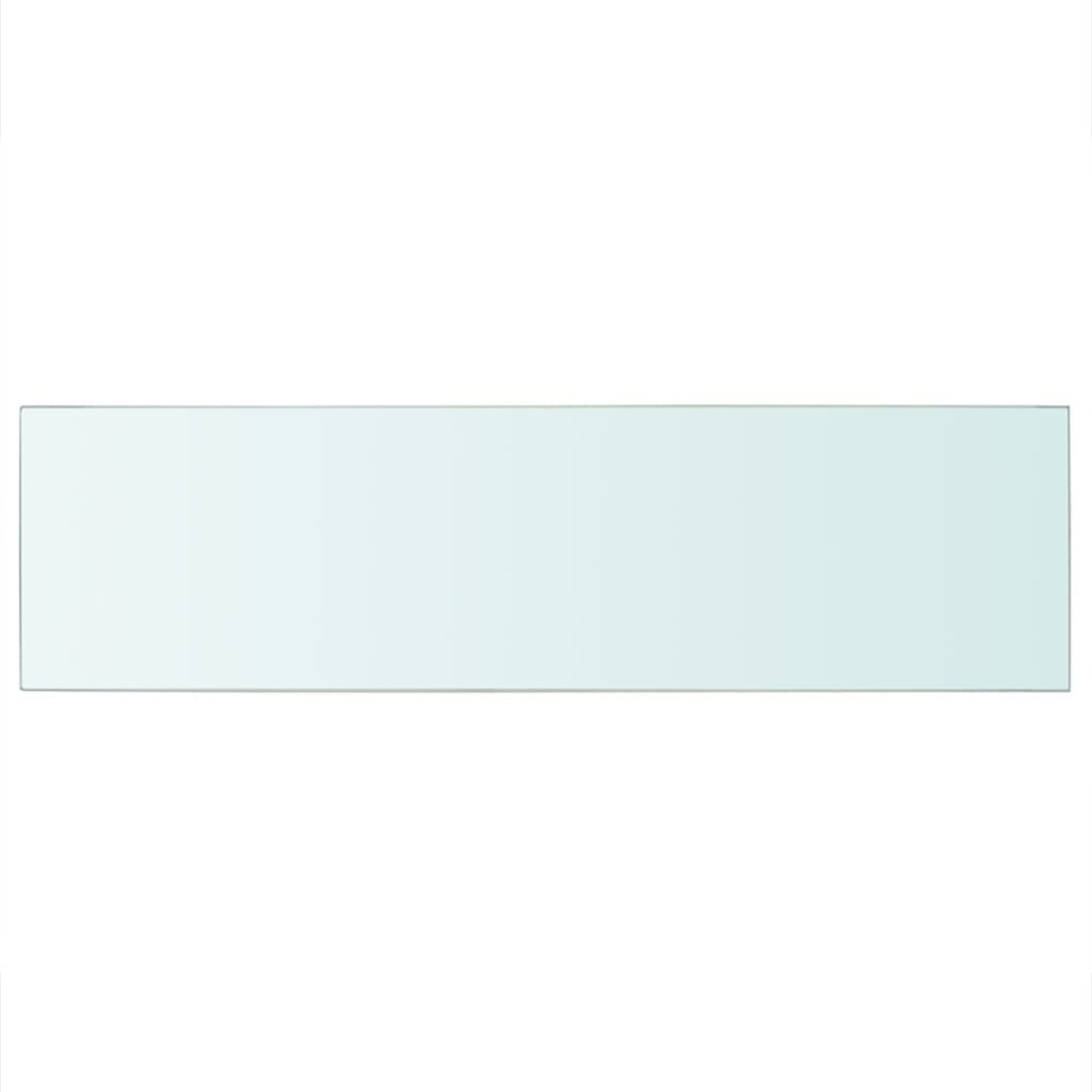 

vidaXL Wandschap transparant 90x25 cm glas