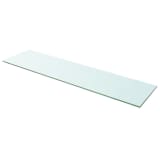 vidaXL Hyllypaneeli Kirkas Lasi 100x25 cm