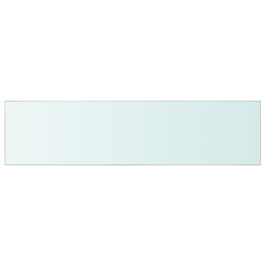vidaXL Hyllypaneeli Kirkas Lasi 100x25 cm