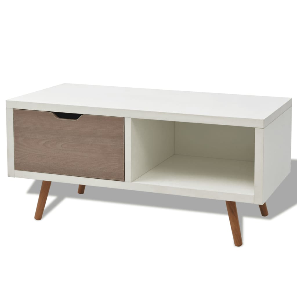 vidaXL Έπιπλο Τηλεόρασης Λευκό 90 x 35 x 43 εκ.