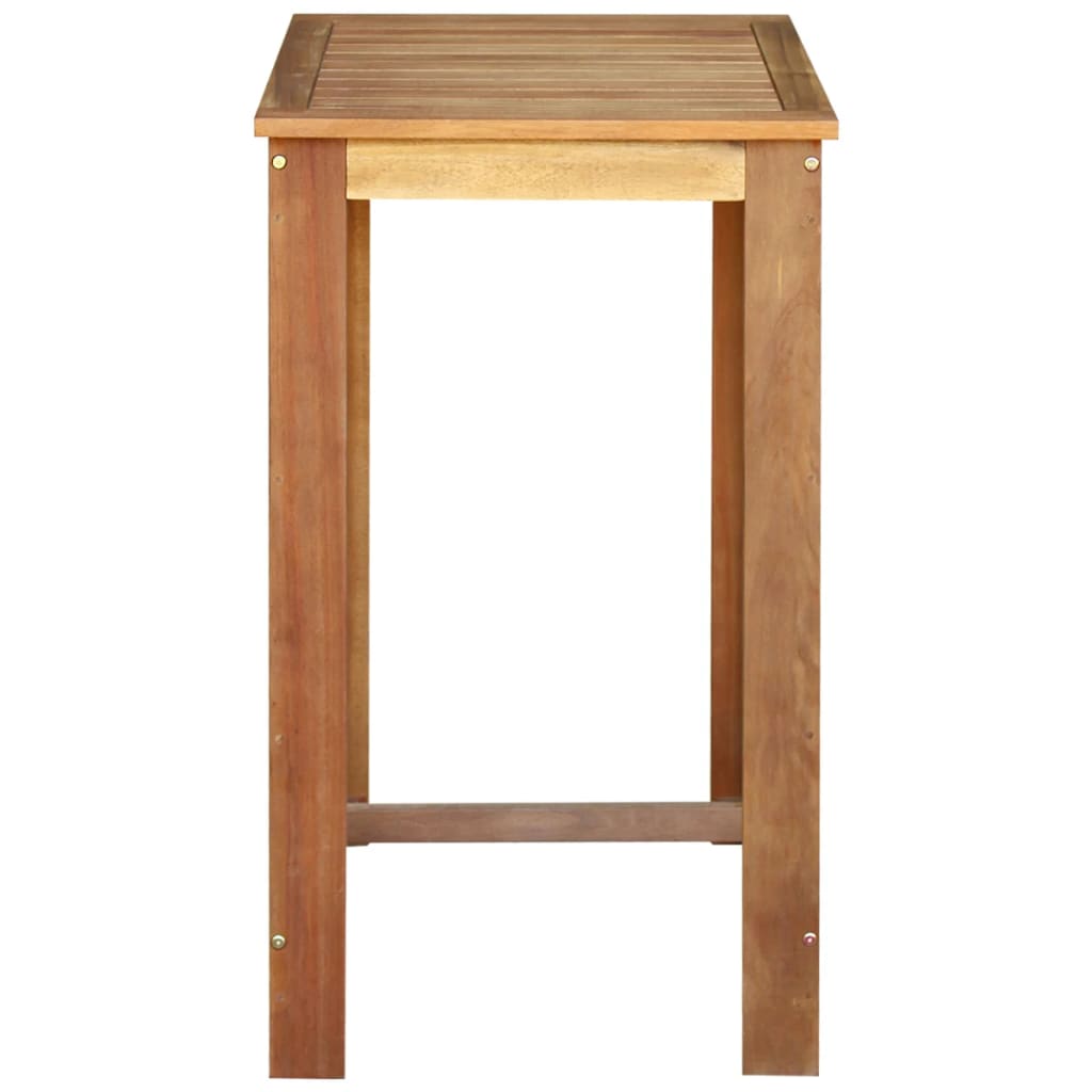 vidaXL Barový stôl, 60x60x105 cm, masívne akáciové drevo
