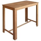 vidaXL Bar Table 47.2"x23.6"x41.3" Solid Acacia Wood