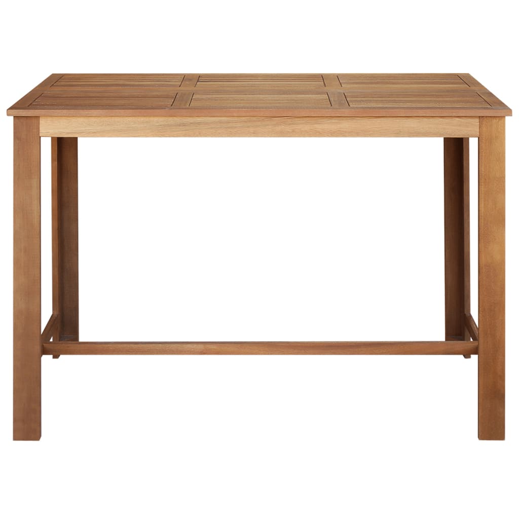 vidaXL bāra, virtuves galds, 150x70x105 cm, akācijas masīvkoks