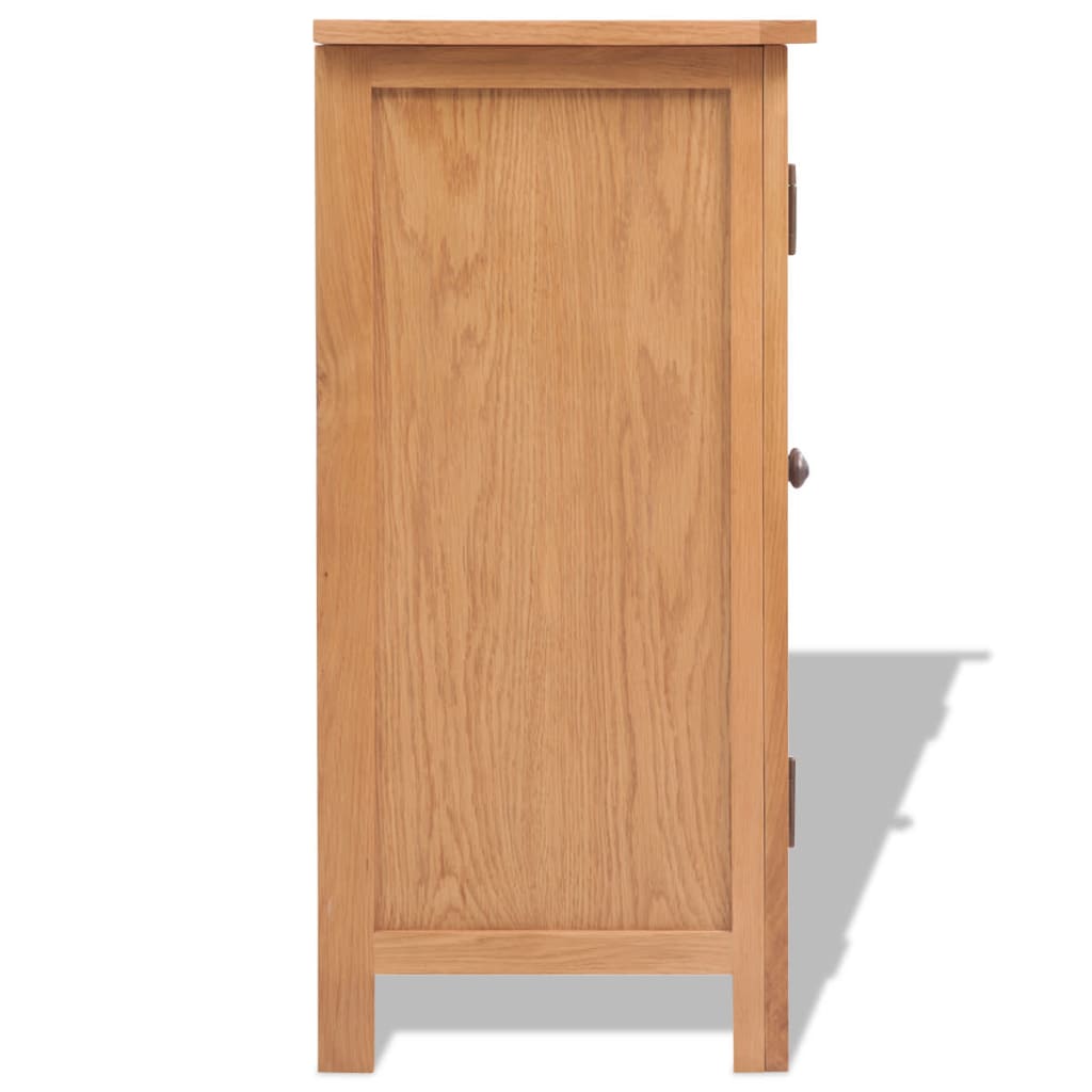 Thumbnail - vidaXL Sideboard 70x35x75 cm Massivholz Eiche