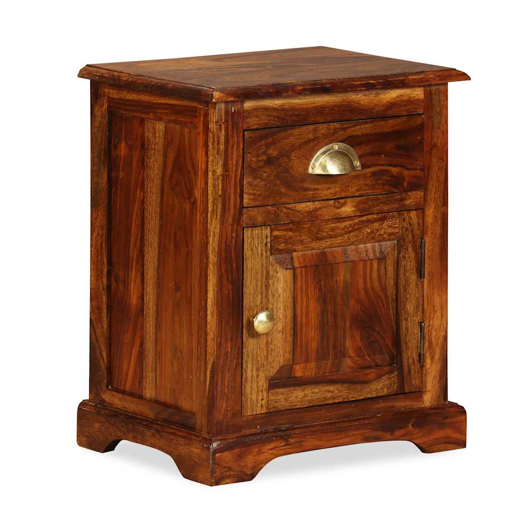 vidaXL Noptieră 40 x 30 x 50 cm, lemn masiv de acacia