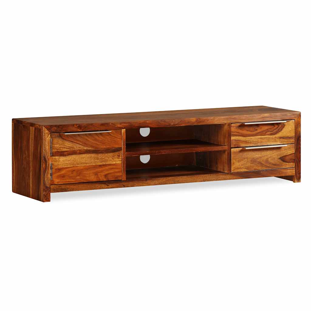 vidaXL TV-Schrank Massivholz Akazie 120x30x30 cm