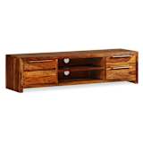 vidaXL Szafka pod TV z drewna sheesham, 120 x 30 x 30 cm
