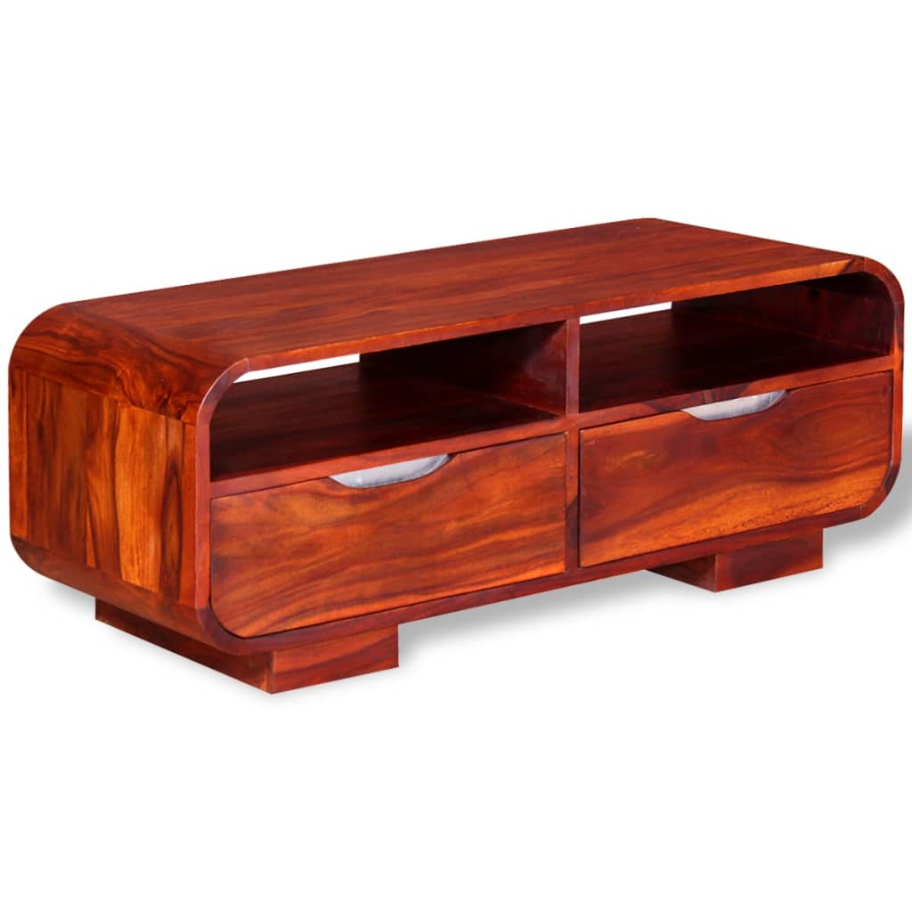 

vidaXL Salontafel 90x40x35 cm massief sheeshamhout