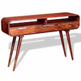 vidaXL Table console Bois massif de Sesham 120 x 30 x 75 cm