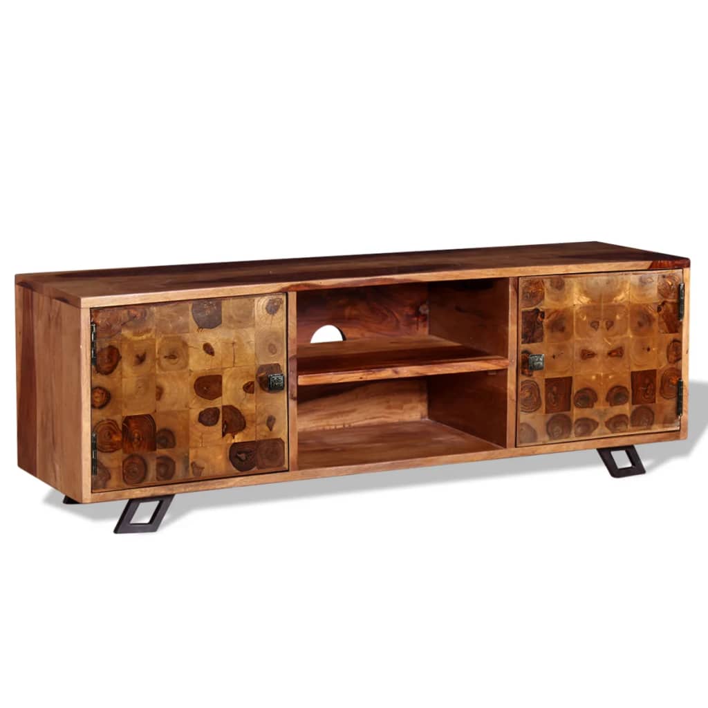 vidaXL TV-Schrank Massivholz Palisander 120x30x40 cm