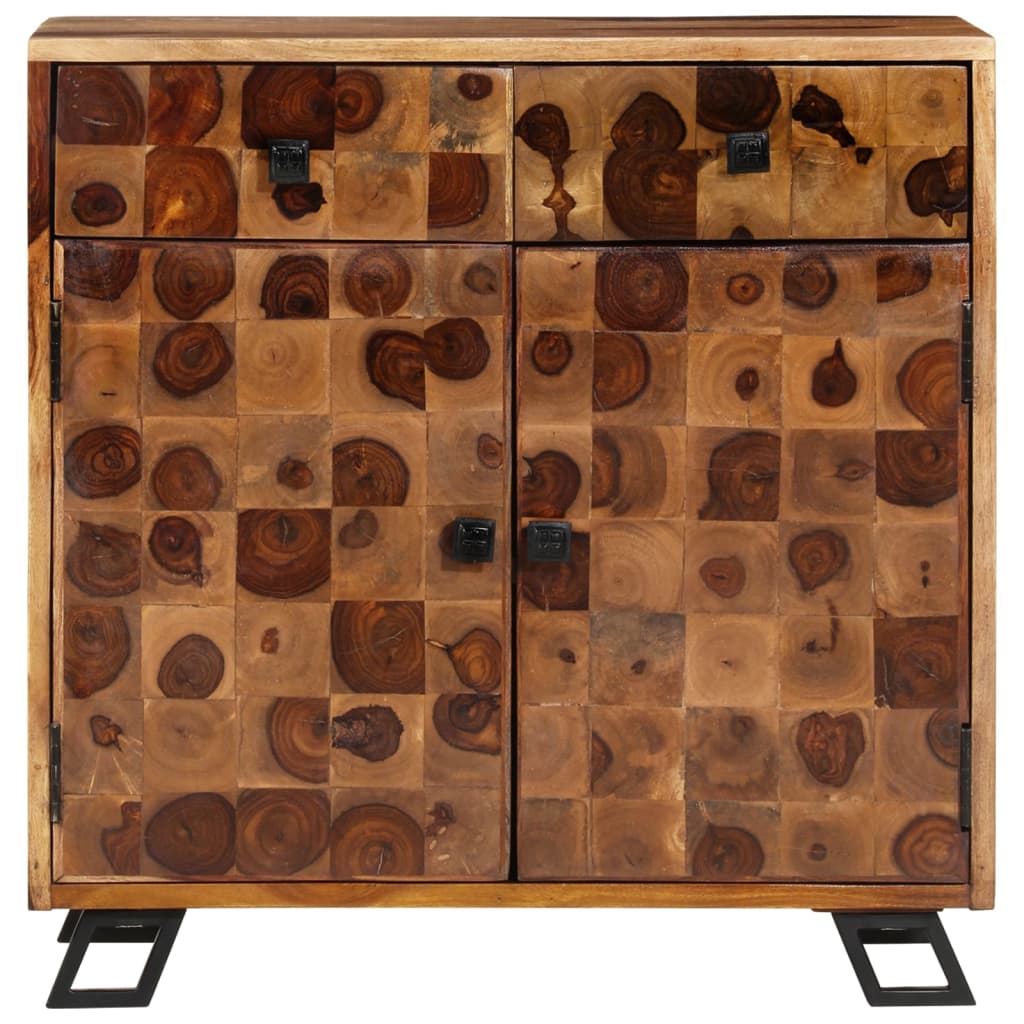 

vidaXL Dressoir 65x35x65 cm massief sheeshamhout