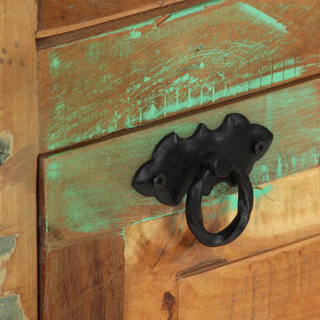 Schoenenkast met lade 4-laags massief gerecycled hout image 11