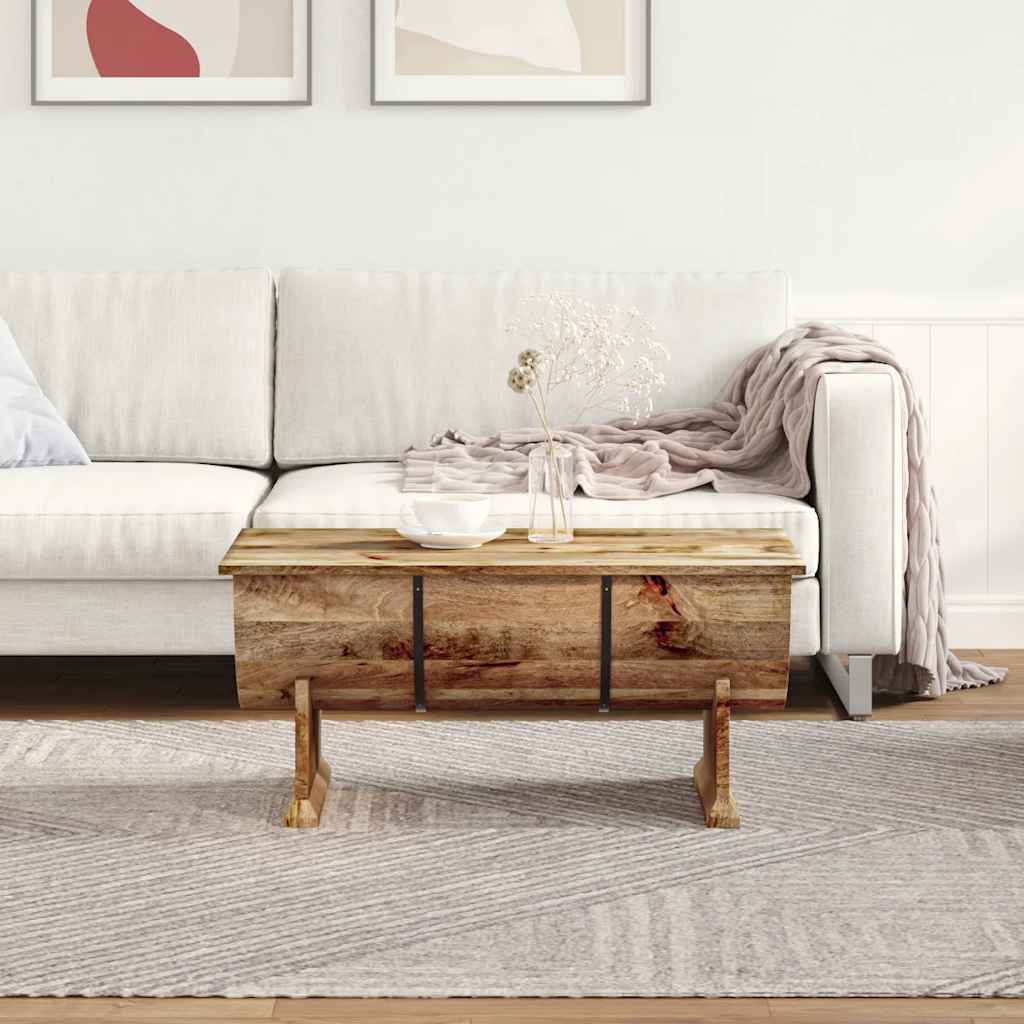 

vidaXL Salontafel 88x50x40 cm massief mangohout