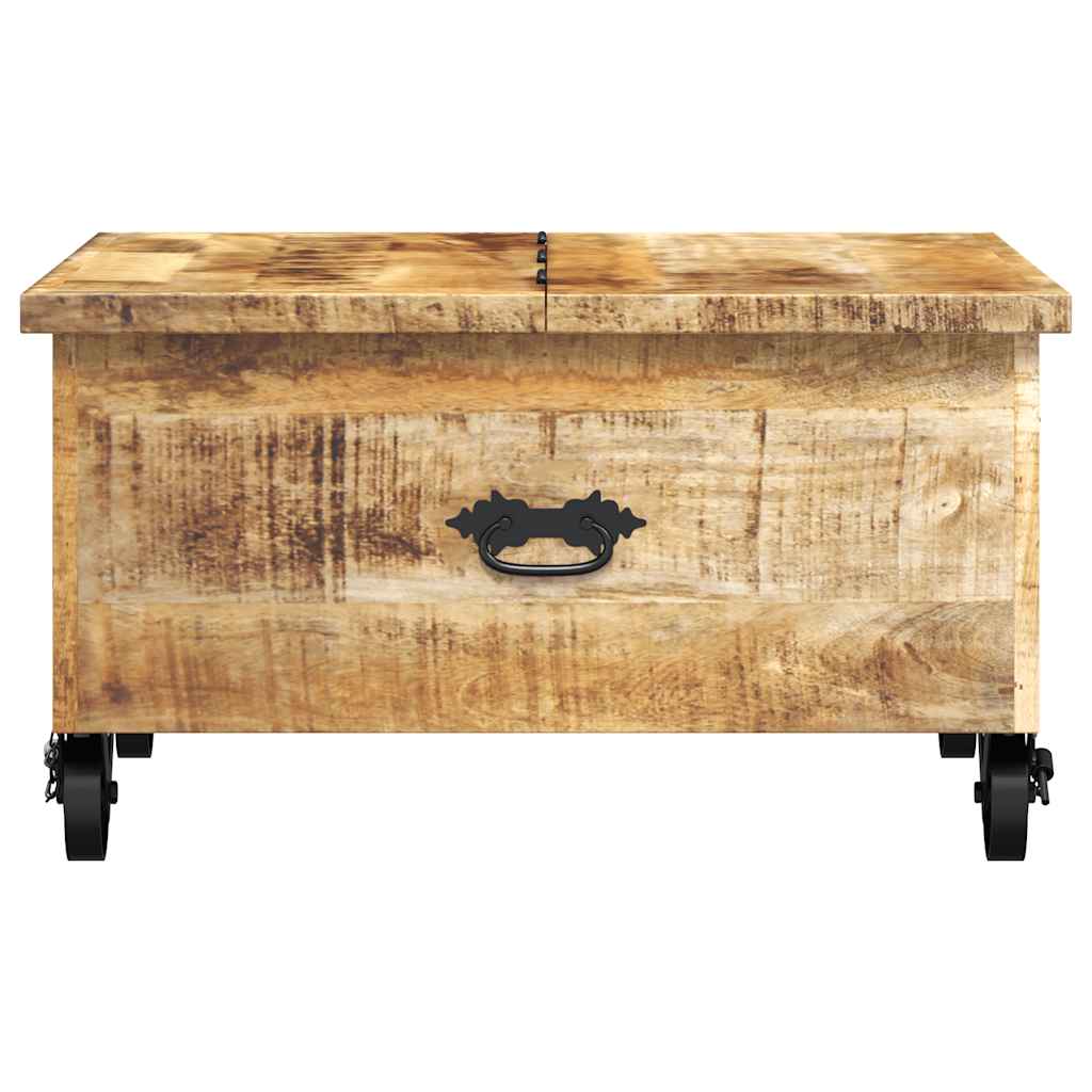 Table Basse Bois De Manguier Brut 70 X 70 X 40 Cm VidaXL 17 width=274