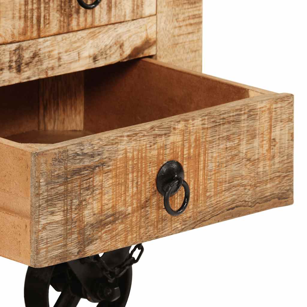 Table Basse Bois De Manguier Brut 70 X 70 X 40 Cm VidaXL 19 width=274