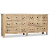vidaXL Buffet Bois de manguier massif 200 x 40 x 90 cm
