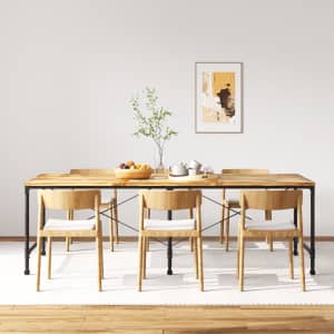 vidaXL s&ouml;&ouml;gilaud t&ouml;&ouml;tlemata mangopuidust 240 cm