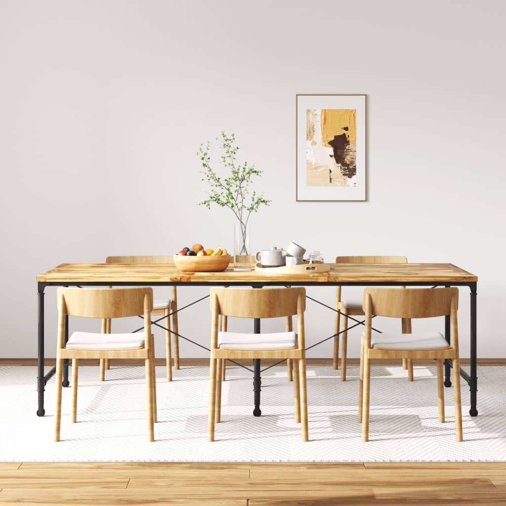 vida XL Esstisch Mangoholz Massiv 240 cm
