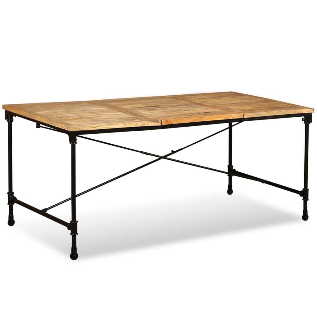 

vidaXL Eettafel 180 cm massief mangohout