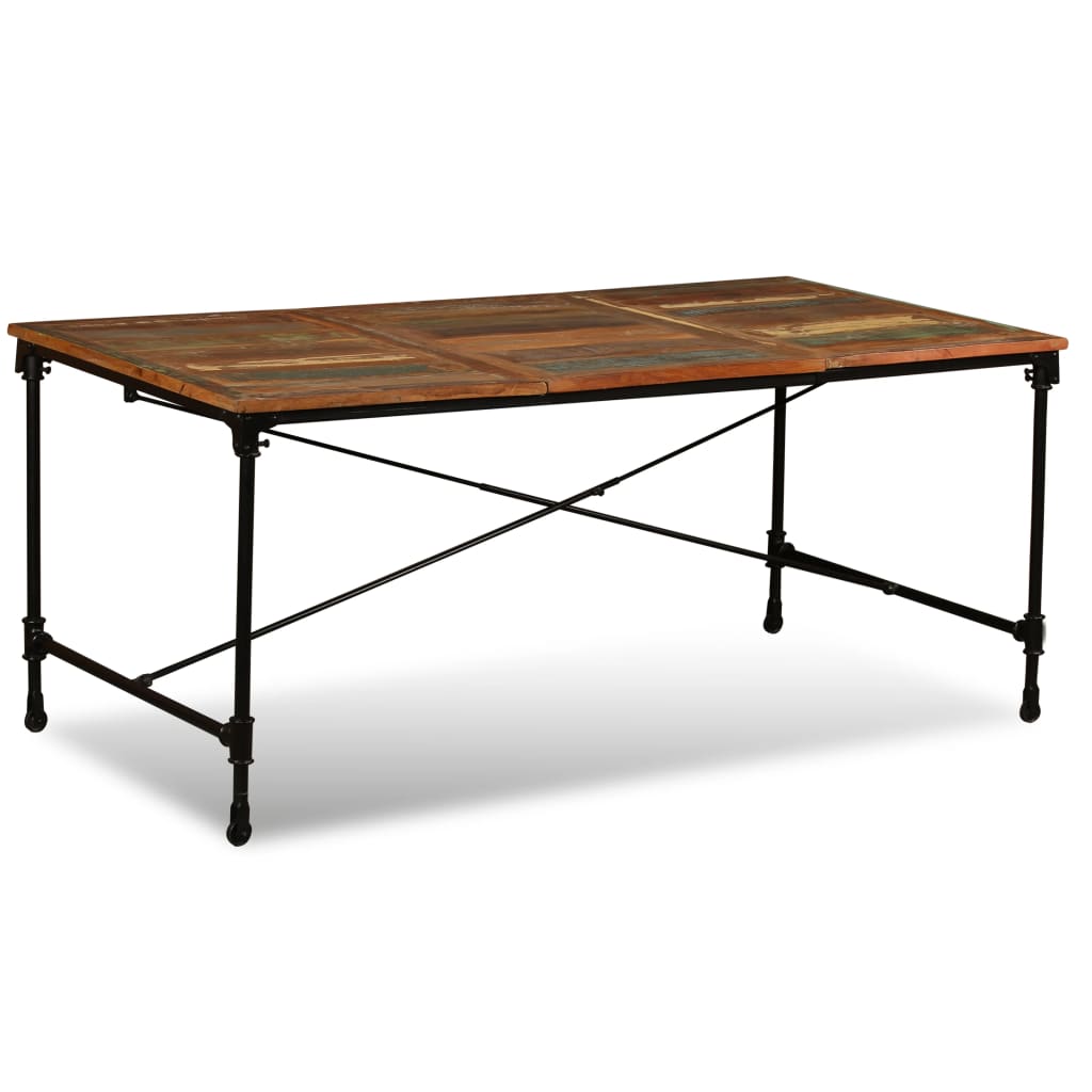 Jídelní stůl z masivního recyklovaného dřeva 180 cm