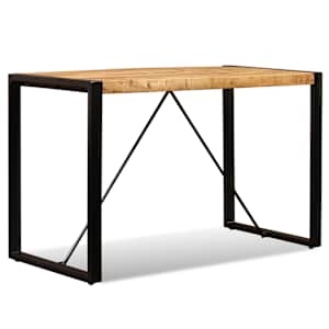 vidaXL s&ouml;&ouml;gilaud t&ouml;&ouml;tlemata mangopuidust 120 cm