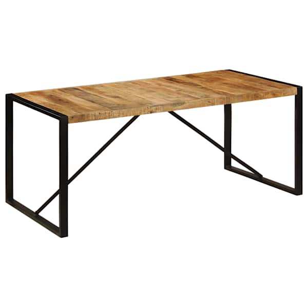 vidaXL s&ouml;&ouml;gilaud t&ouml;&ouml;tlemata mangopuidust 180 cm