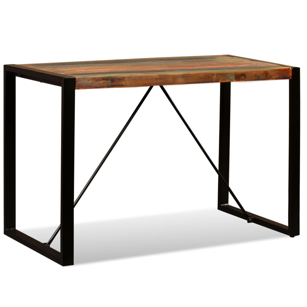 Image of vidaXL Dining Table Solid Reclaimed Wood 120 cm