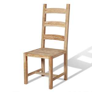 vidaXL Valgomojo kėdės, 2 vnt., tikmedžio masyvas