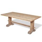 vidaXL Masivní jídelní stůl teak 200x100x75 cm
