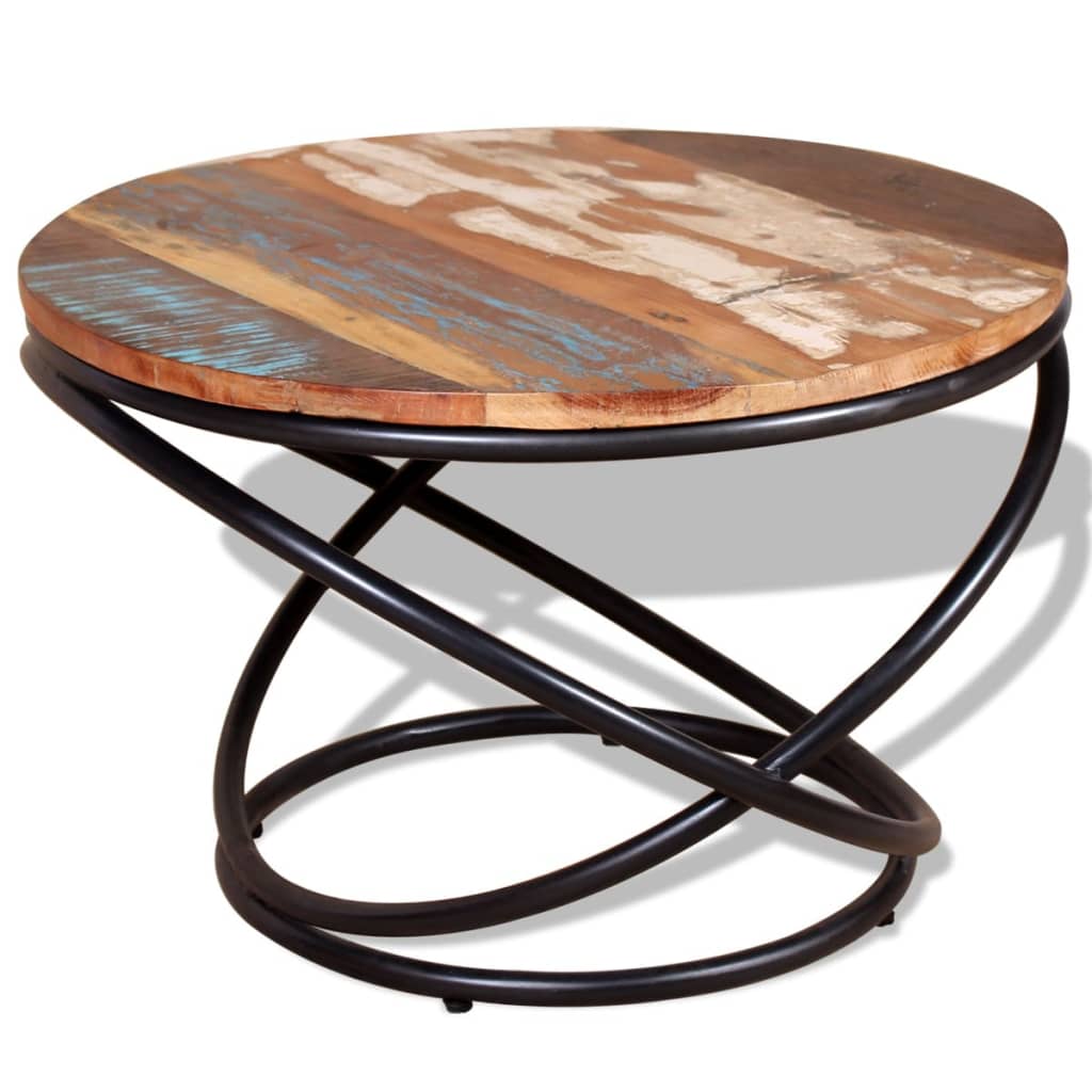 kafijas galdiņš, 60x60x40 cm, pārstrādāts koks | Stepinfit.lv