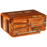 vidaXL Măsuță de cafea din lemn masiv reciclat 80 x 50 x 40 cm