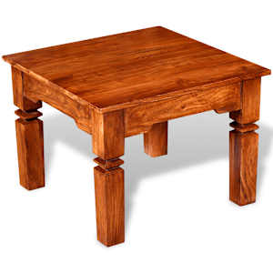 Konferenční stolek masivní dřevo 60 x 60 x 45 cm - obrázek 4
