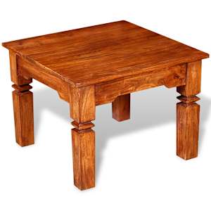 Konferenční stolek masivní dřevo 60 x 60 x 45 cm - obrázek 5