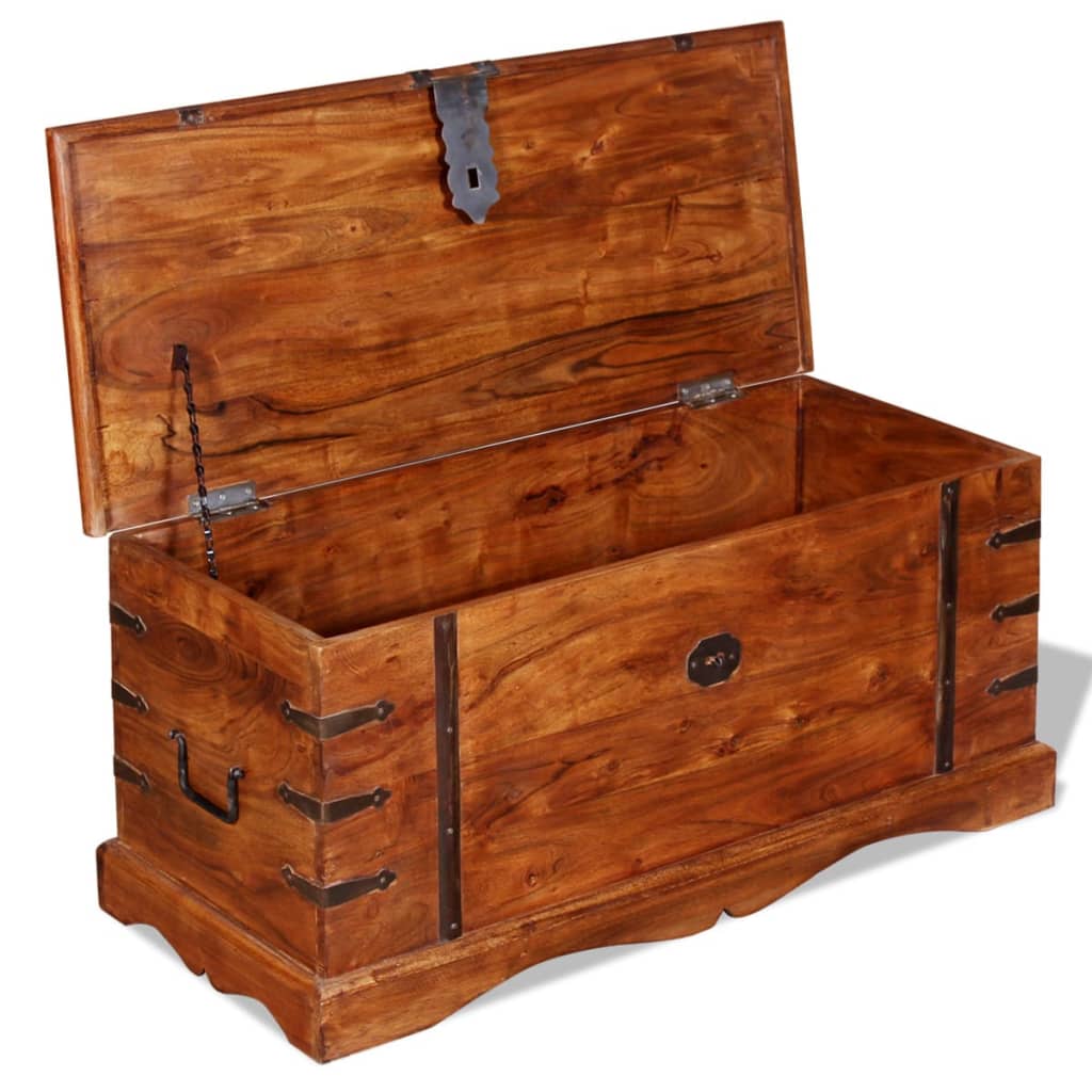 vidaXL Storage Chest Solid Wood