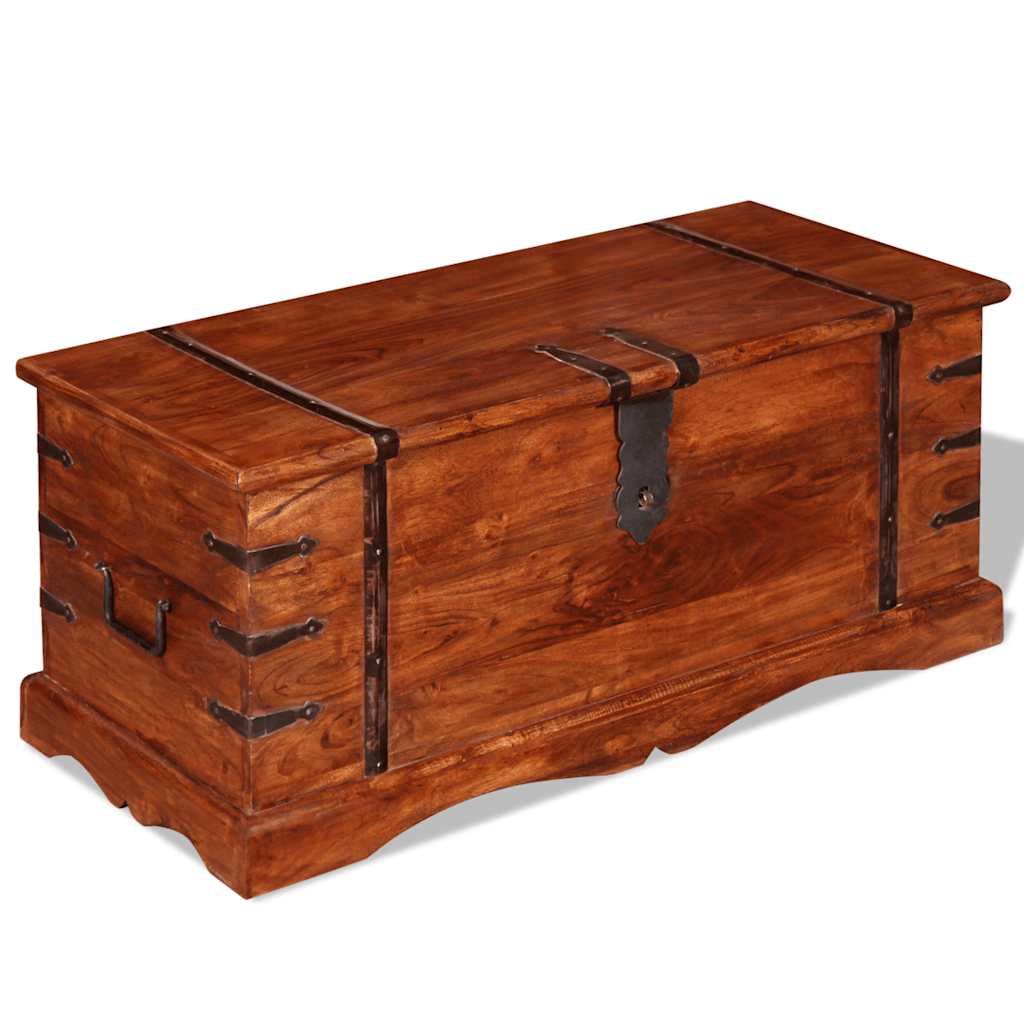 Coffre De Rangement Bois Massif VidaXL 18 width=274