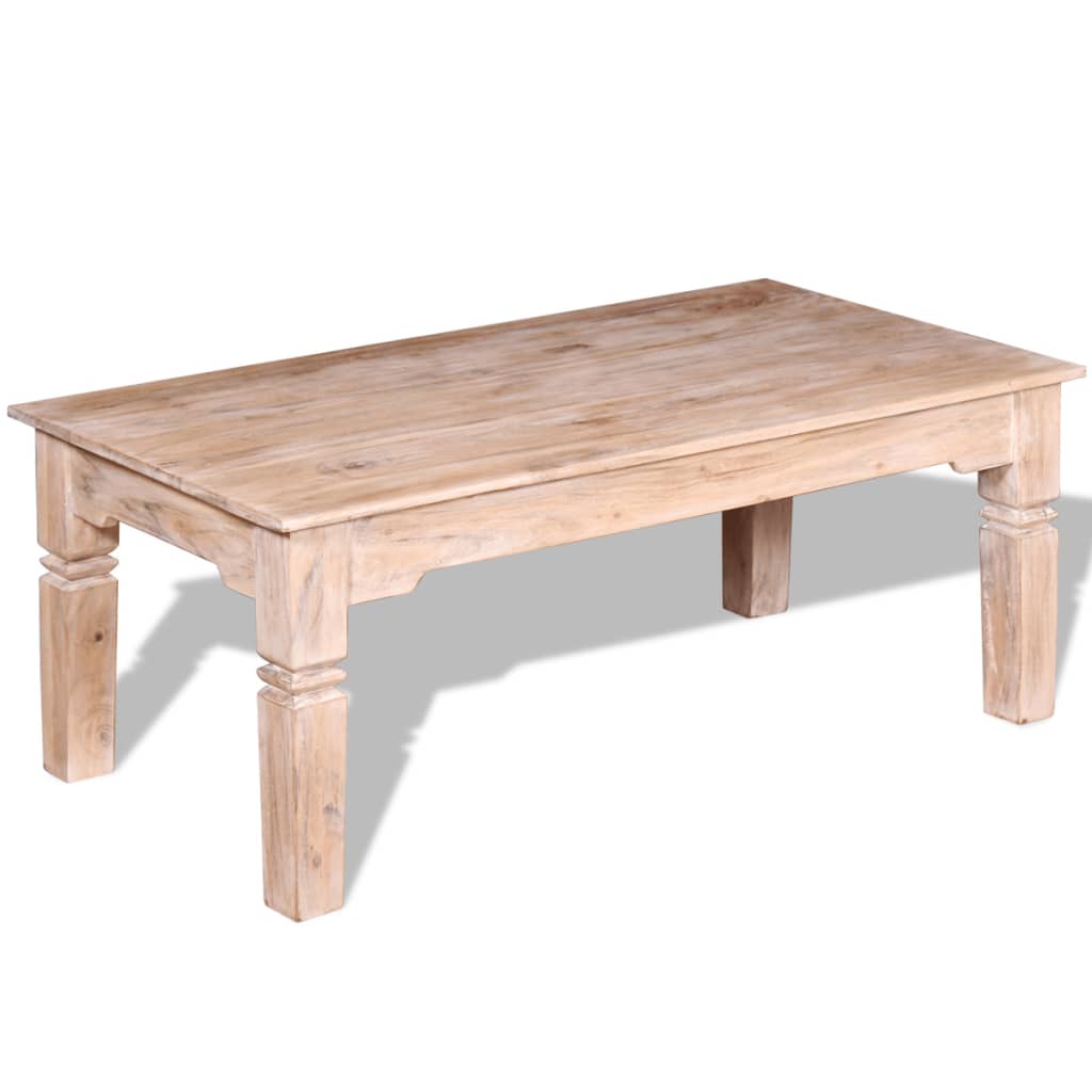 vidaXL Couchtisch Akazienholz 110x60x45 cm