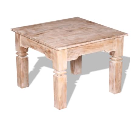 vidaXL Klubska mizica iz akacijevega lesa 60x60x45 cm