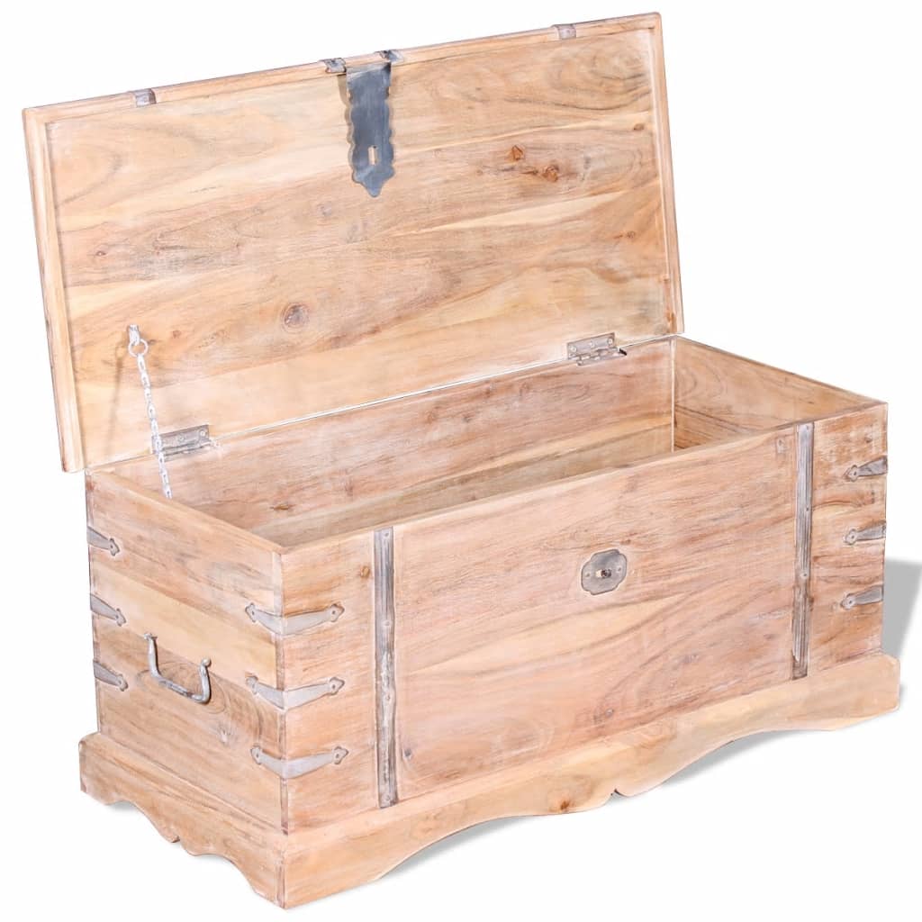Baúl de almacenaje de madera de pino mejicana Corona Range 91x49