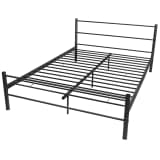 vidaXL Sengeramme svart metall 140x200 cm