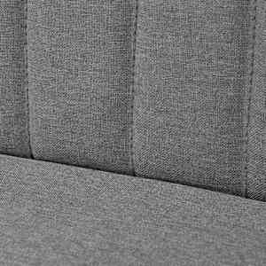 Pohovka textil 117 x 55,5 x 77 cm světle šedá - obrázek 6