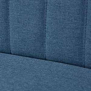Pohovka textil 117 x 55,5 x 77 cm modrá - obrázek 6