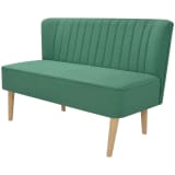 vidaXL Sofa 117x55,5x77 cm Tkanina Zelena