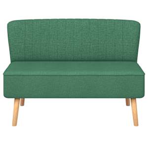 Pohovka textil 117 x 55,5 x 77 cm zelená - obrázek 3