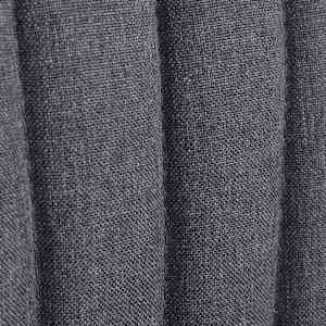Koktejlová židle tmavě šedá textil - obrázek 5