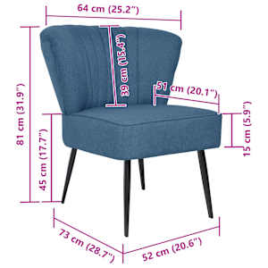 Koktejlová židle zelená textil - obrázek 6