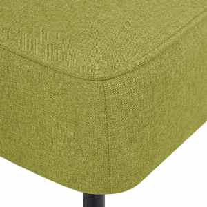 Koktejlová židle zelená textil - obrázek 4