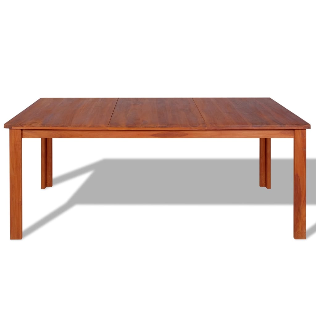 

vidaXL Eettafel 180x90x75 cm massief teak